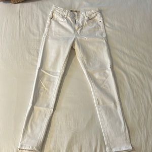 White Topshop Jamie jeans